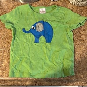 Green elephant T-shirt
